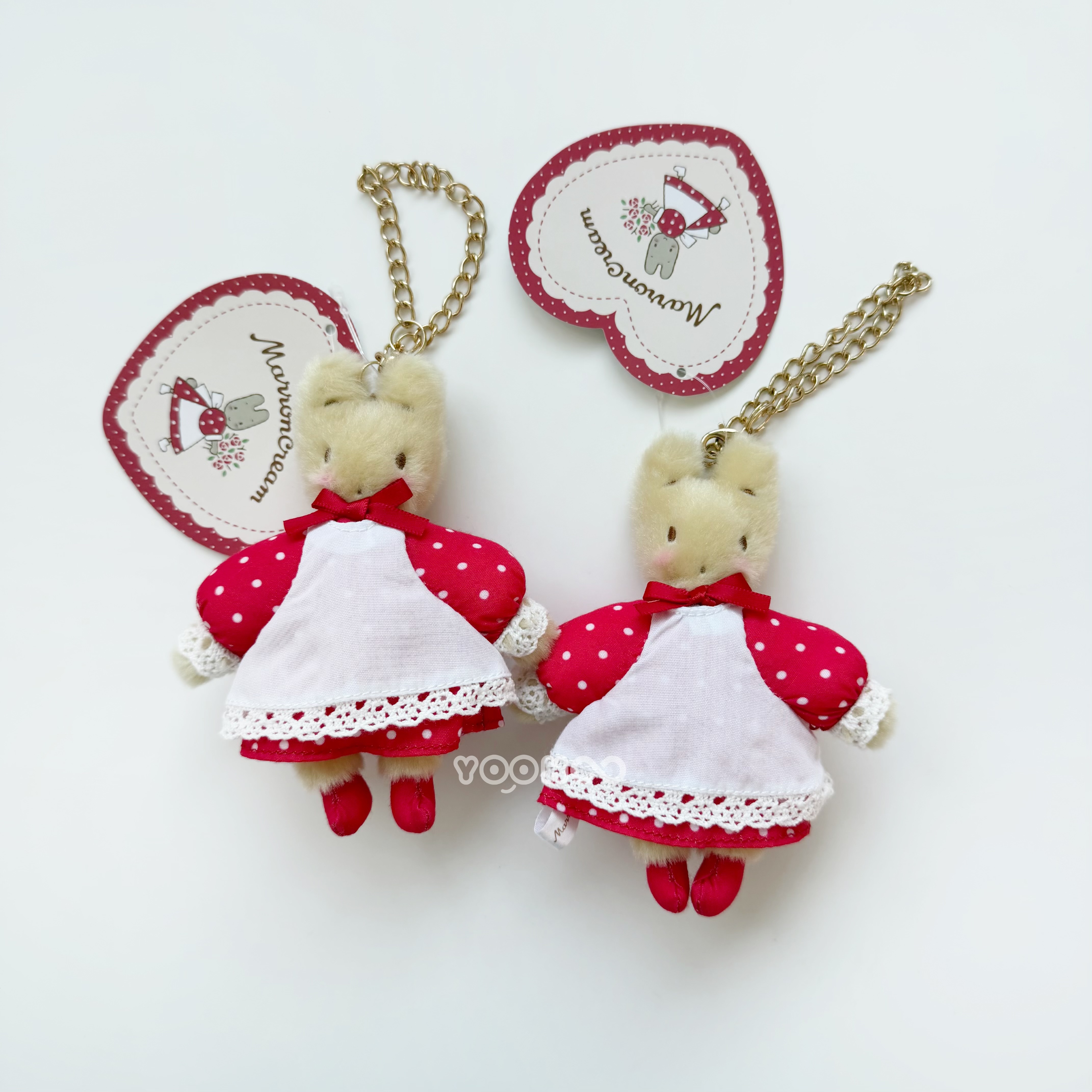 現貨┃Sanrio Marroncream 三麗鷗 兔媽媽 復古 金鏈 吊飾