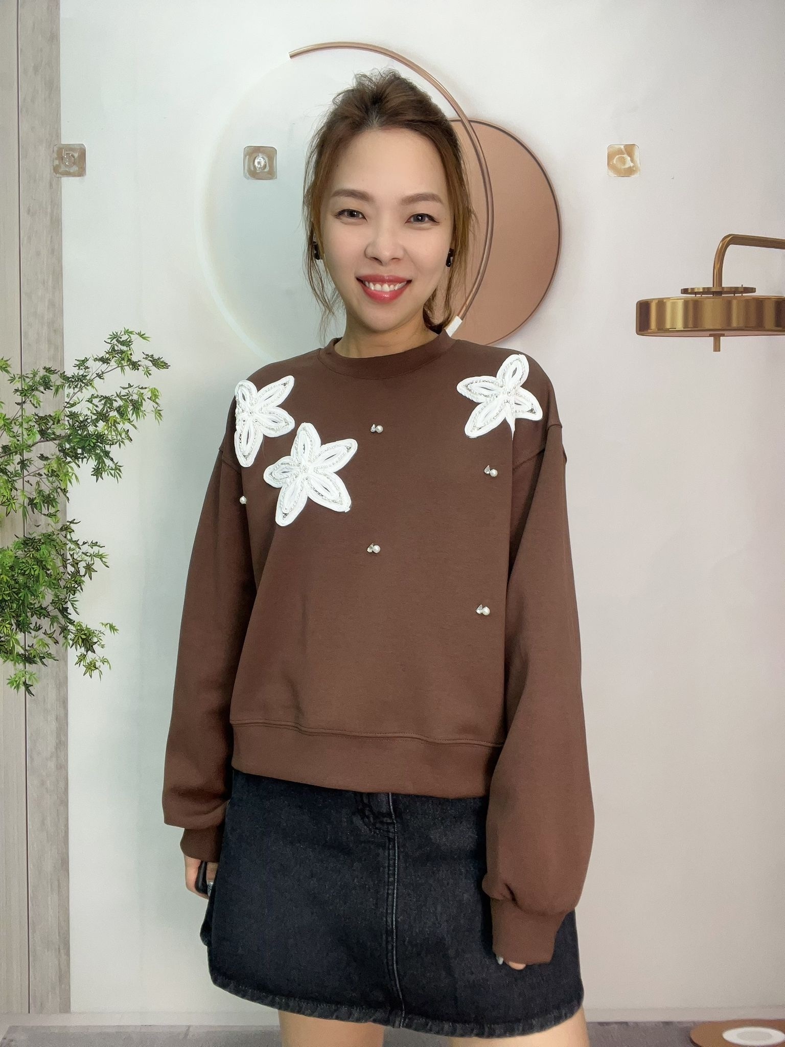 Mar 立體花top~121U