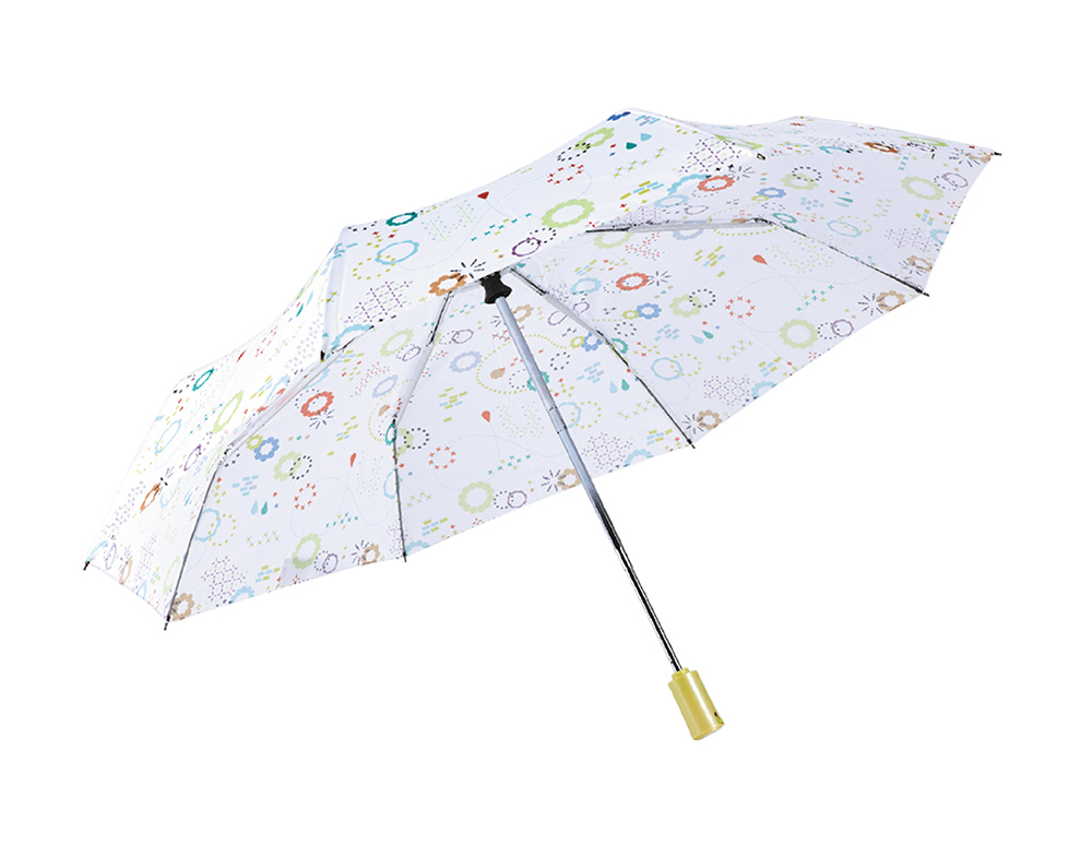 RAINSTORY繽紛幾何抗UV加大防回彈自動傘