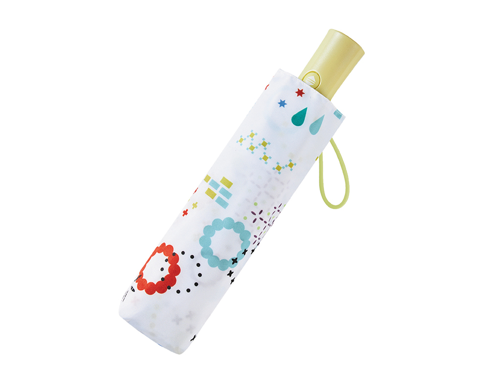 RAINSTORY繽紛幾何抗UV加大防回彈自動傘