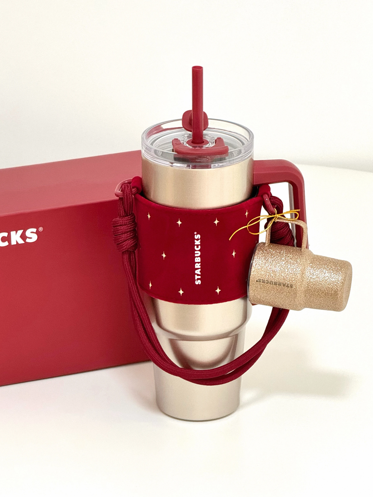 <國外限定發售> STARBUCKS 星巴克 雙飲口 保溫杯 銀色 900ML