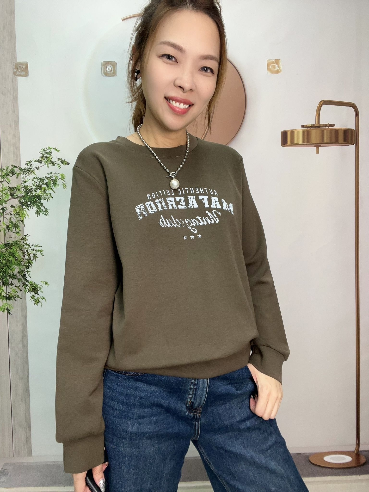 Mar 型格英文字top~121AL