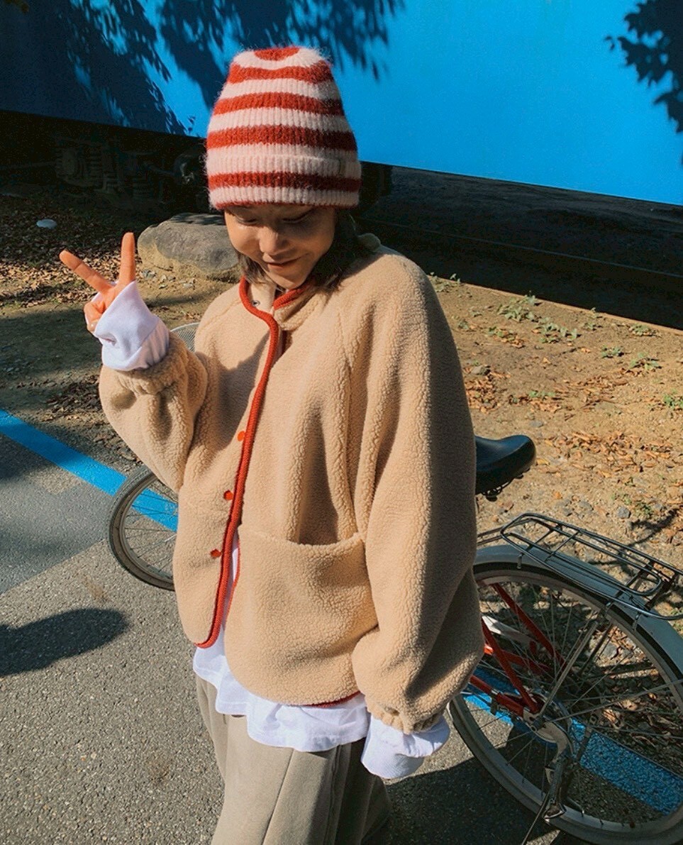 ᴴᴼᵀ ▸▸店長推薦◃◃ 秋冬新款/配色抓絨外套 MANIFEST正韓🇰🇷