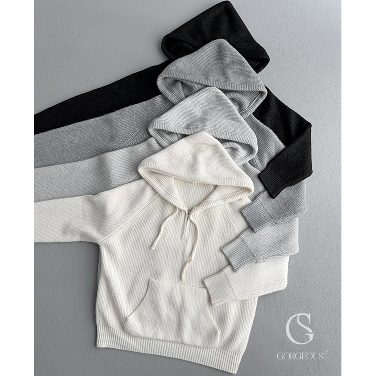 G3057 「高磅坑紋糯糯帽TEE」