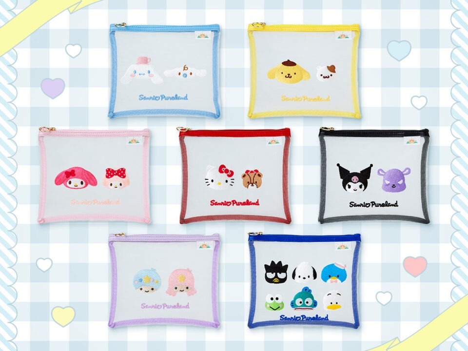 預購┃日本三麗鷗樂園限定 sanrio 網狀 收納袋 小零錢包