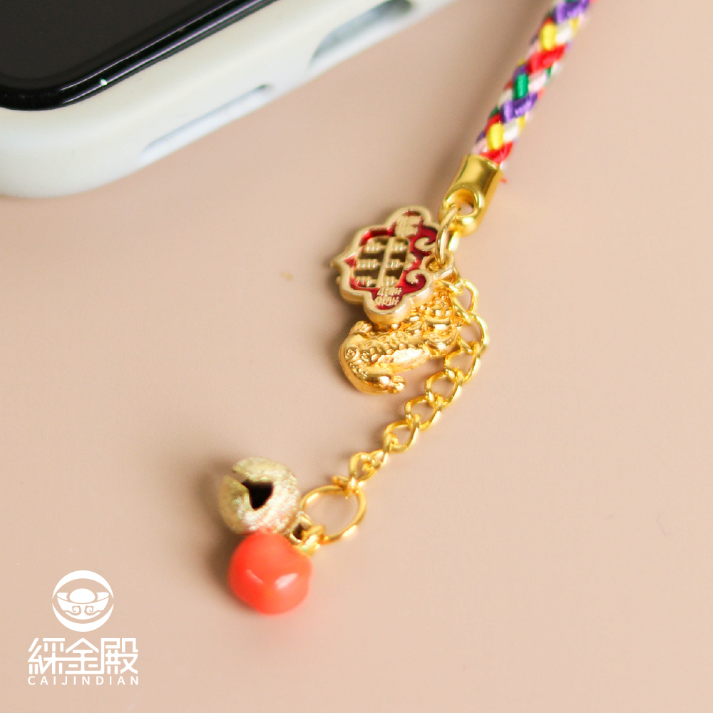 長命富貴-柿柿如意貔貅如意開運吊飾｜掛件｜招財｜算盤｜吉祥如意｜祝福｜配件【綵金殿】