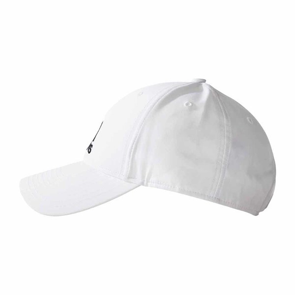 Adidas 6P CAP LTWGT EMB BK0794 男女 帽子 鴨舌帽 老帽 六分割 經典 基本 穿搭 白