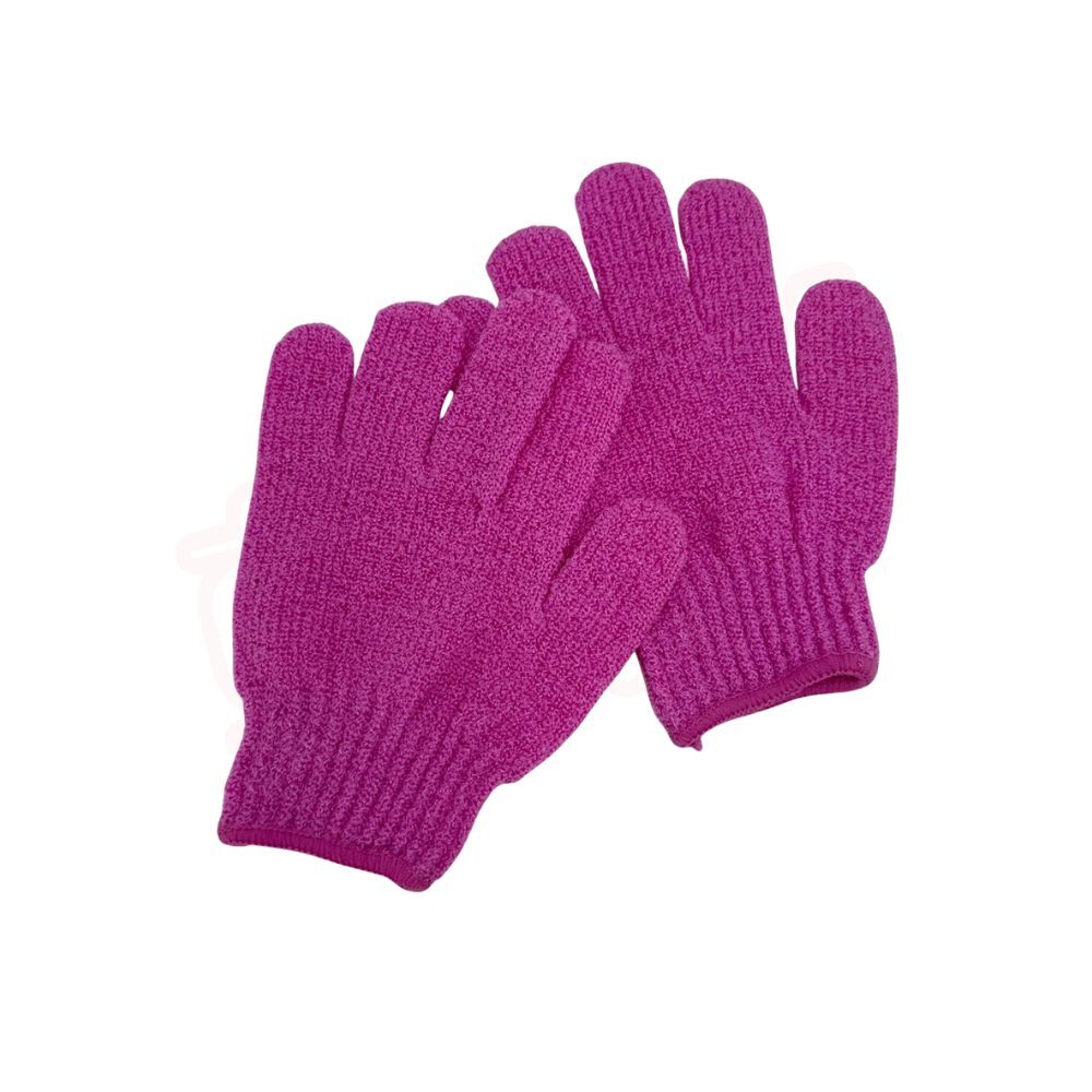 蜜妮美思沐浴手套（2入）｜去角質清潔・柔軟不傷膚【輕鬆購五金百貨】