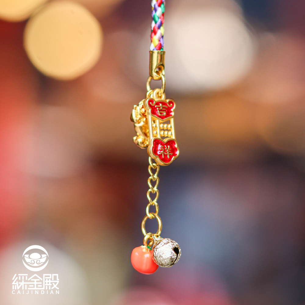 貔貅聚富-柿柿如意開運吊飾｜掛件｜招財｜算盤｜吉祥如意｜祝福｜配件【綵金殿】