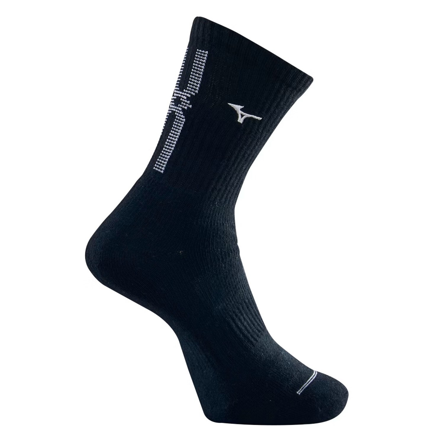 MIZUNO 運動襪 (黑x白)
