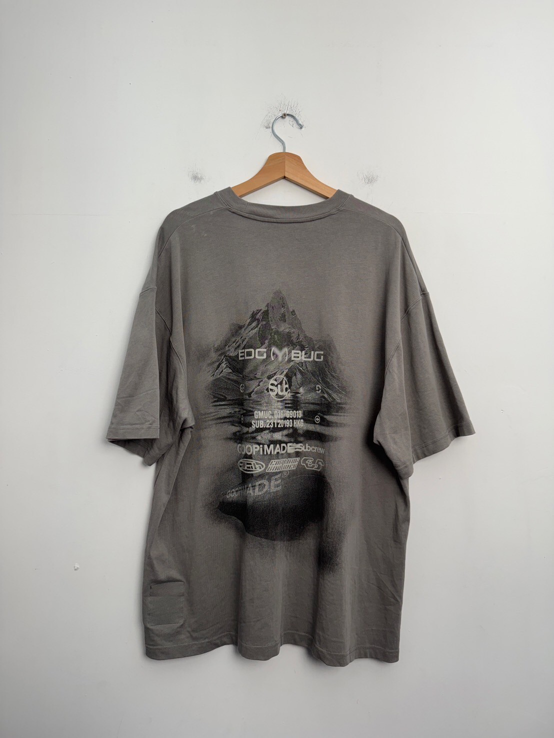 GOOPiMADE x Subcrew 24 “RGW-01T” 20th Anniversary Oversized Logo Tee SIZE 3