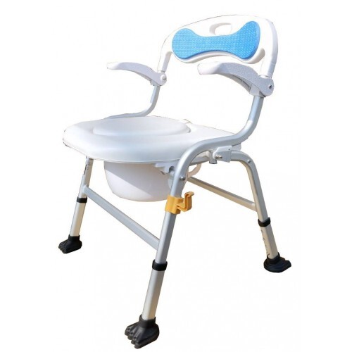 杏華 70740C-2 招財貓MINI 鋁製二合一洗澡便盆椅(會員獨享價$4,275)