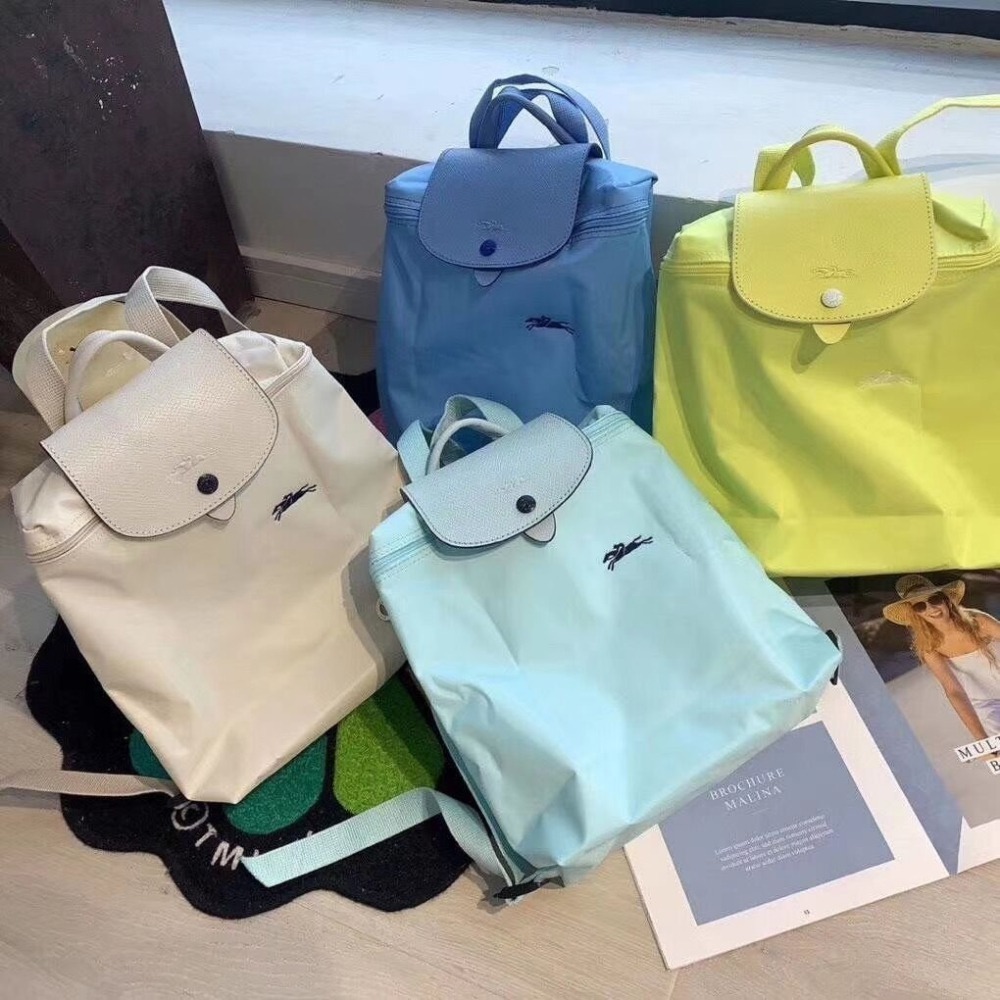 Longchamp LE PLIAGE 糖果色背囊