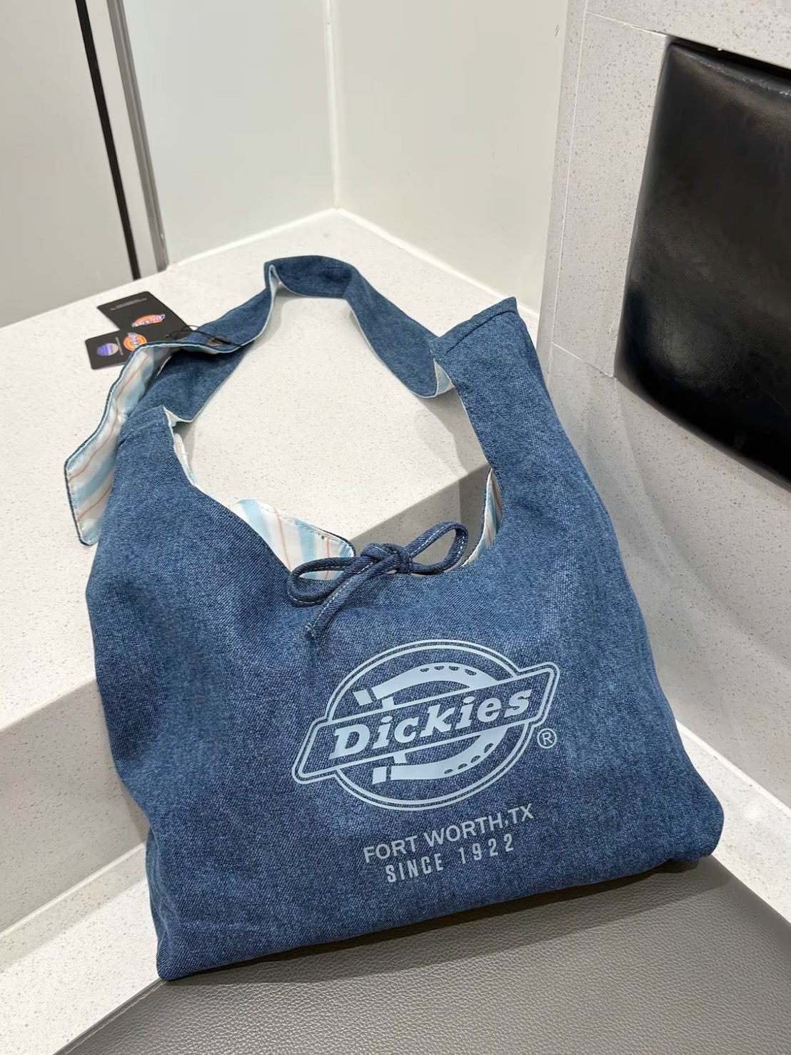 DICKIES 可雙面背 牛仔 帆布包 一包兩背