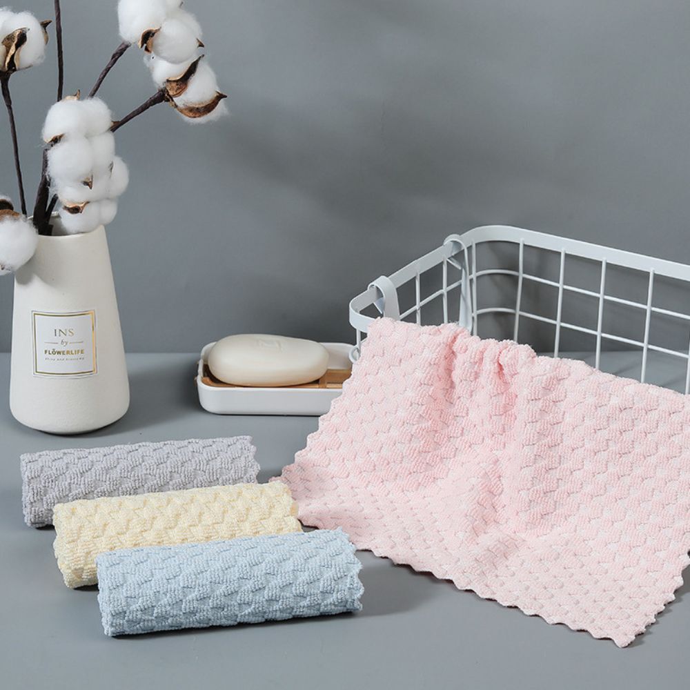 4色超細纖維抹布｜柔軟親膚・強力吸水【輕鬆購五金百貨】