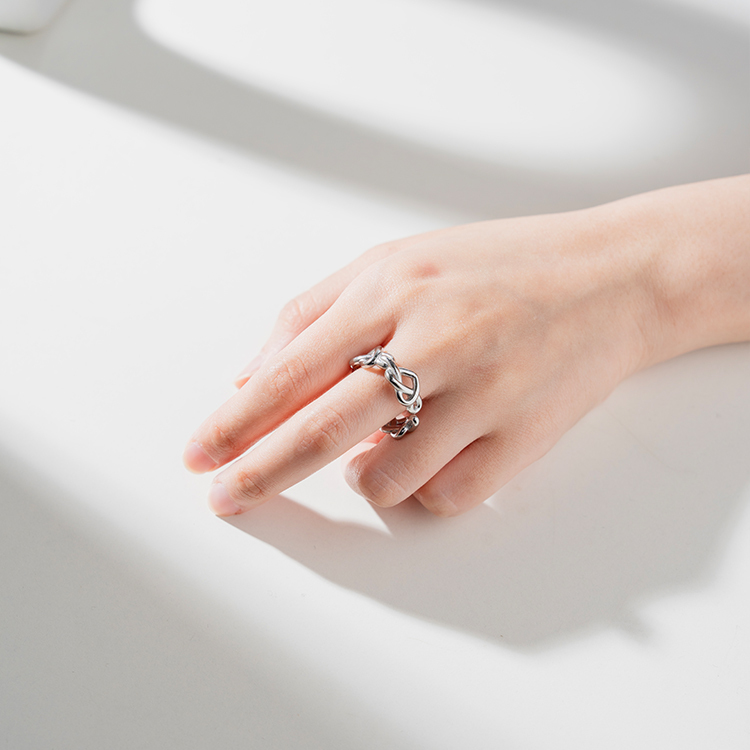 miramira心語｜命中注定心結戒指A2220-銀68964