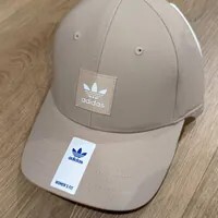 [S]  ADIDAS STONE KHAKI/OFF WHITE JK5503 WOMEN'S VENTURE WEBBING STRAPBACK HAT, 888254218248 (SUZZ21)