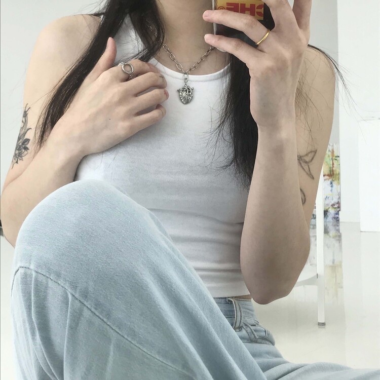 OFUSE - heart necklace