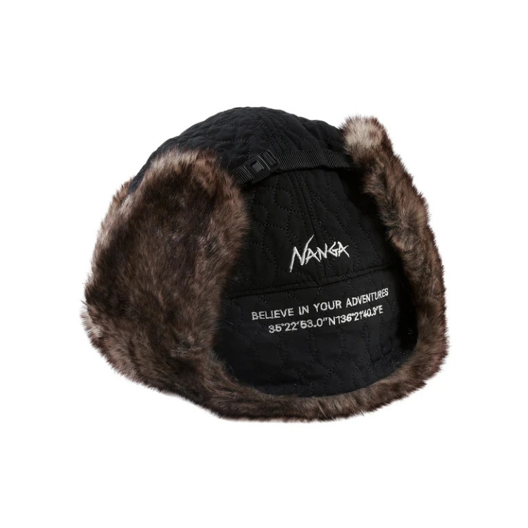 Nanga x Clef QUILT PILOT CAP 聯名款絎縫飛行毛帽