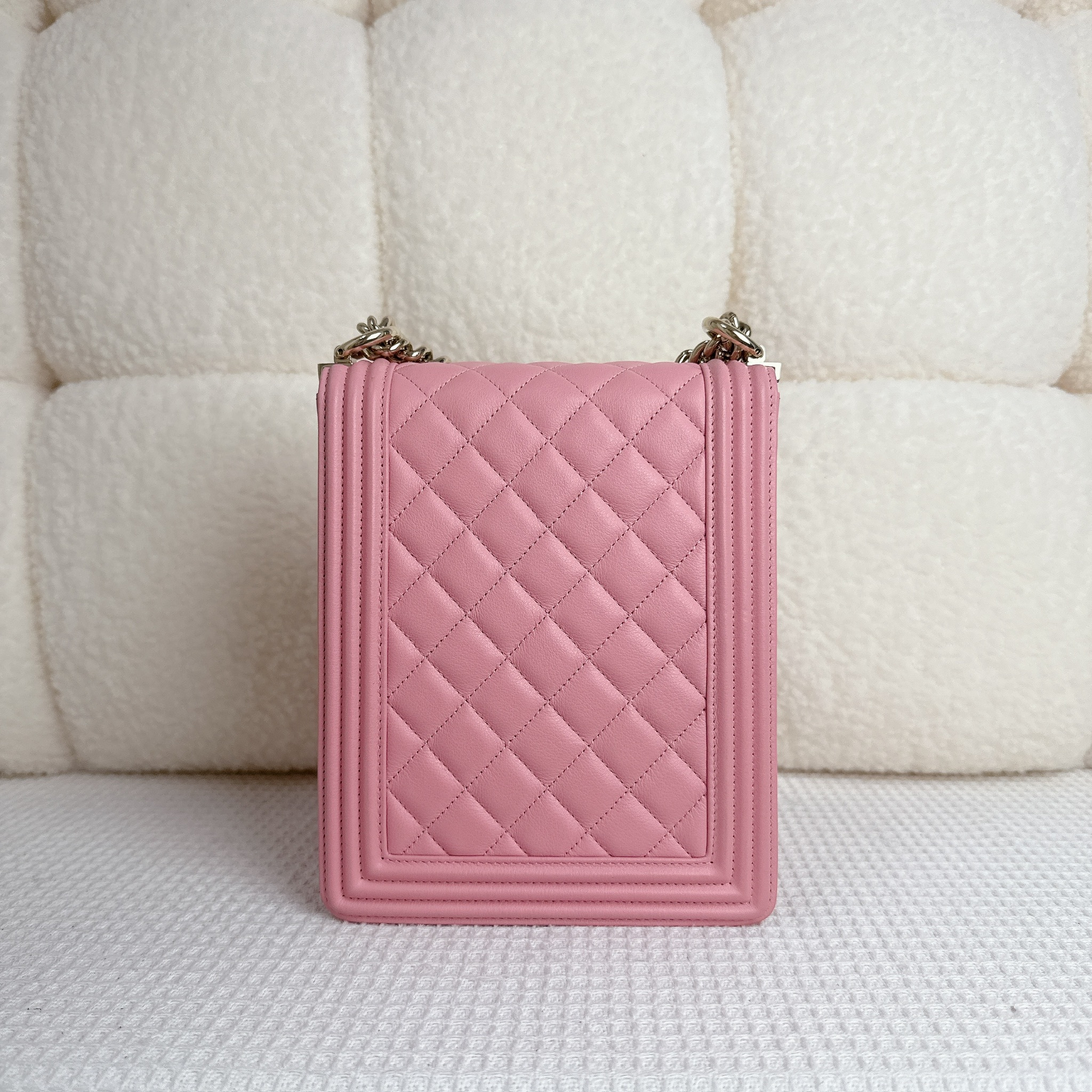 Chanel North South Boy - Pink / Ghw