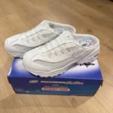 [S] SKECHERS WHITE SILVER D'LITES NOSTALGIC BREEZE, 150533-WSL (SUZZ75)