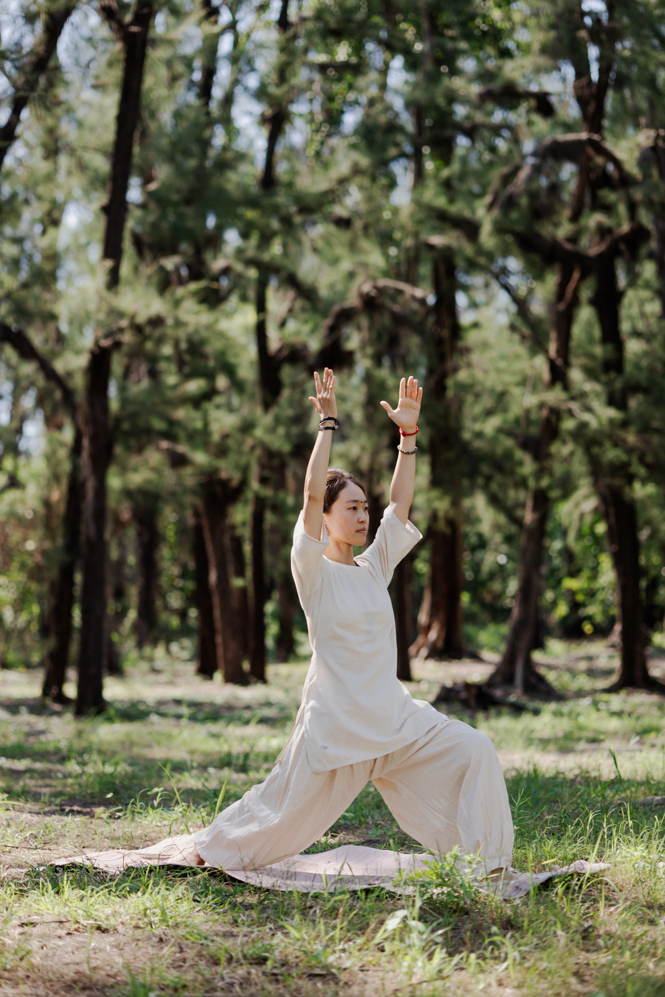 Chakra_女短袖後綁帶上衣