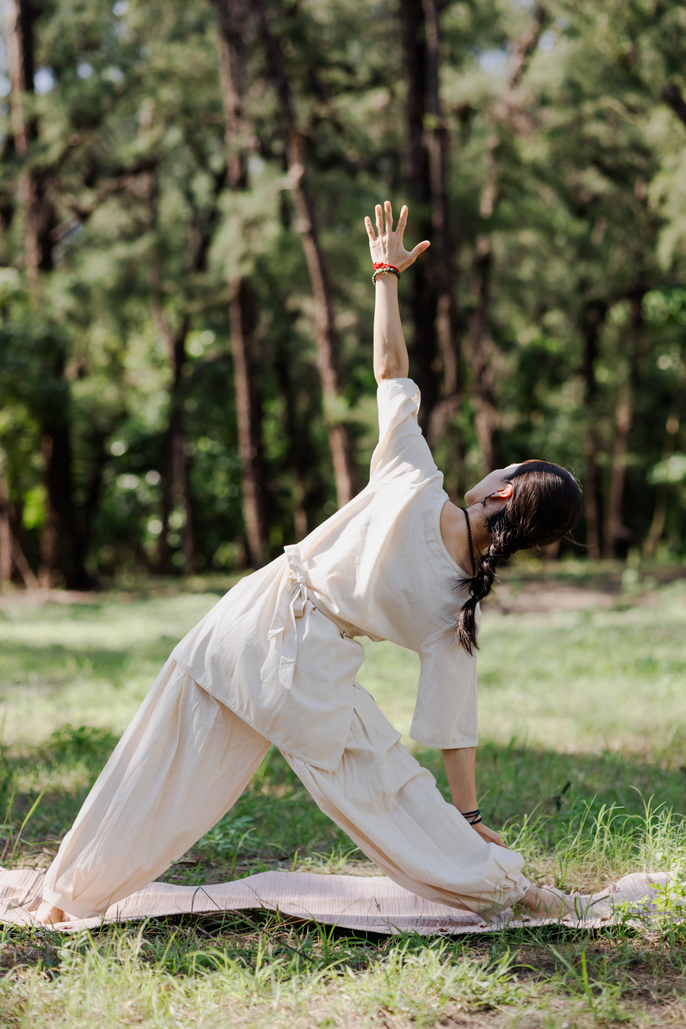 Chakra_女短袖後綁帶上衣