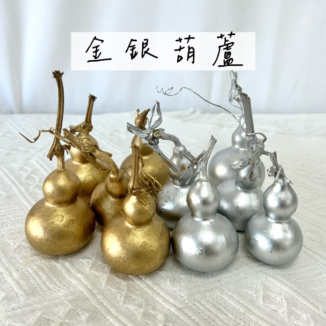 乾燥葫蘆-大 (金/銀)