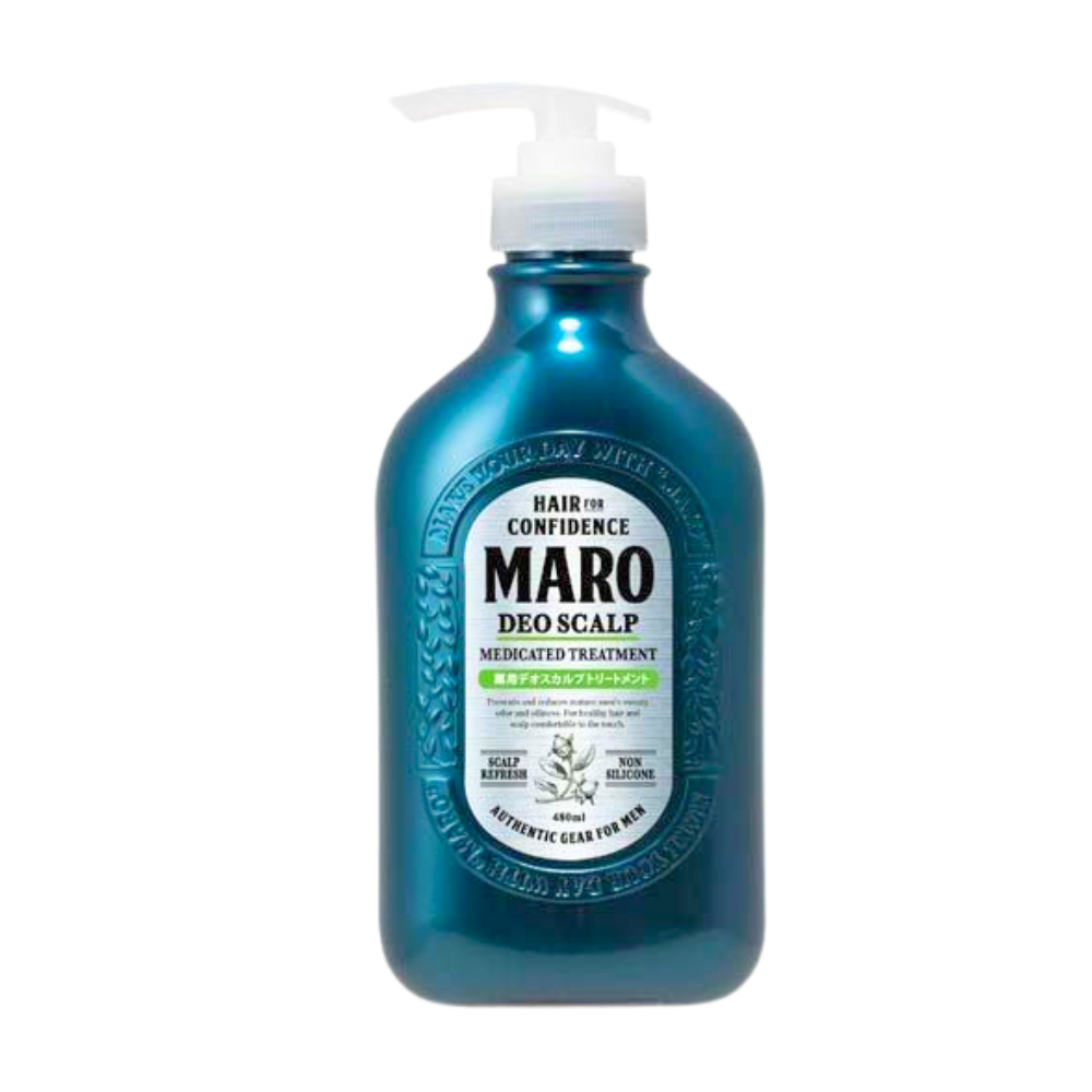 MARO 藥用無矽配方除臭淨油防脫護髮素 480ml (Barcode:4582469490814)