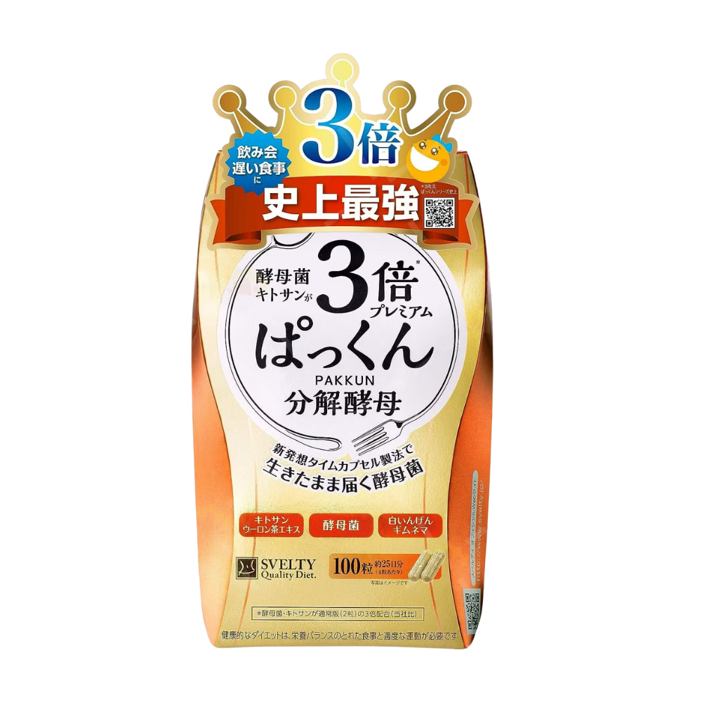 SVELTY 3倍分解酵母瘦身益生菌 100粒 (Barcode:4562189171576)