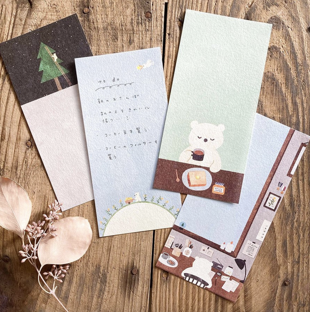 表現社｜福岡麻里子 星星熊 A5 一筆箋