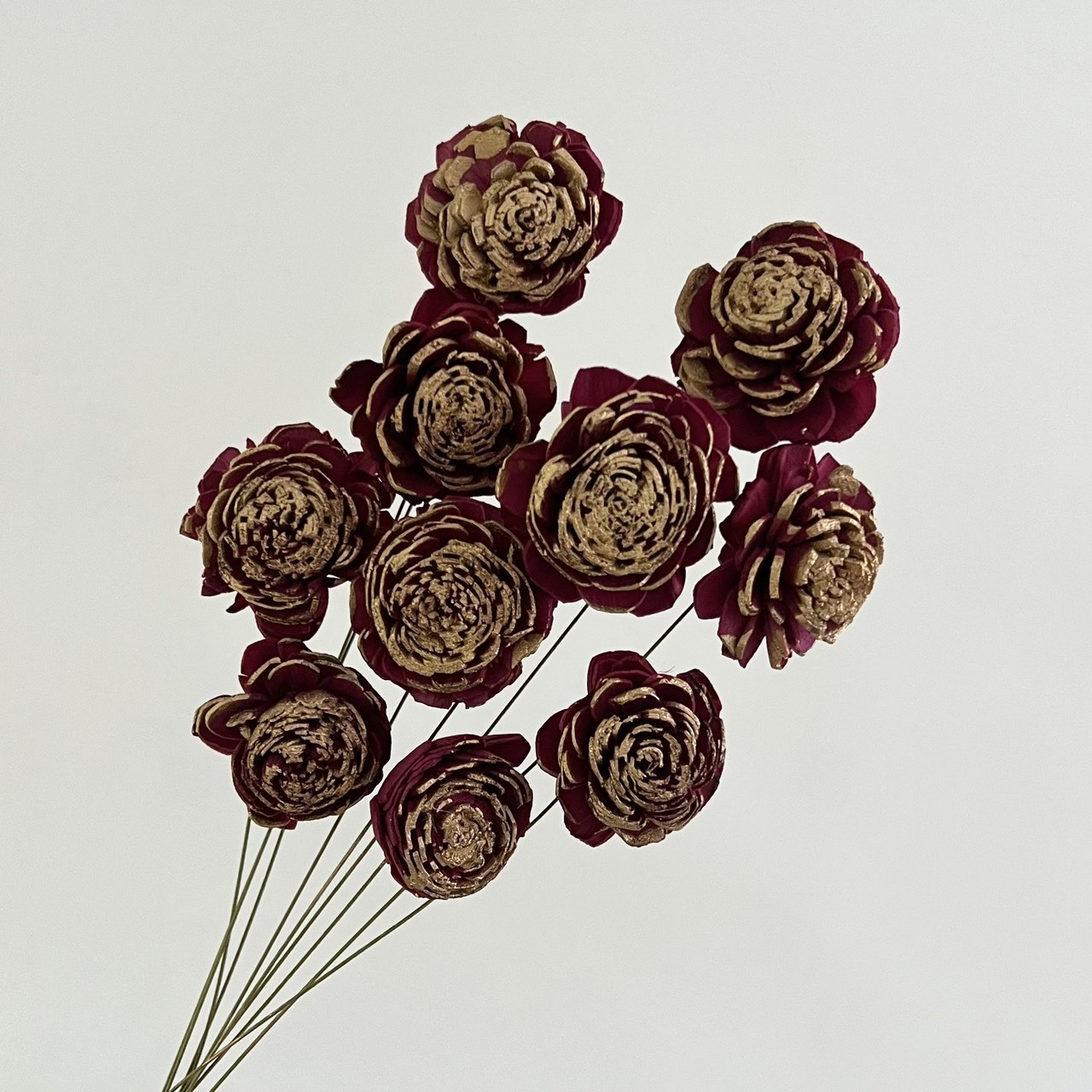 日本鑲金索拉玫瑰花 32085-479