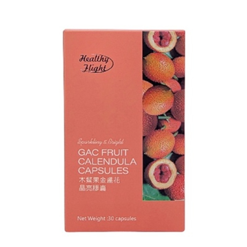 【健康起飛】木鱉果金盞花晶亮膠囊(30顆/盒)