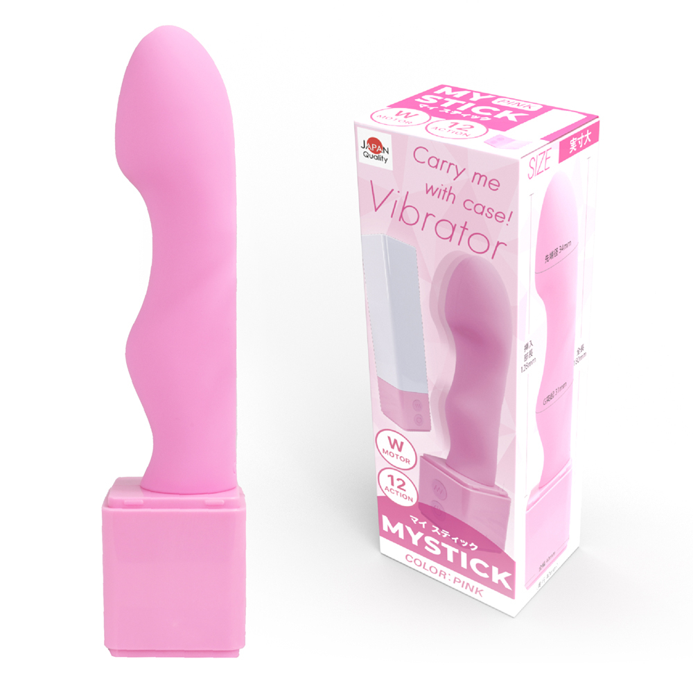日本Prime ＭＹＳＴＩＣＫ 雙震頻 自慰器 (粉紅色)