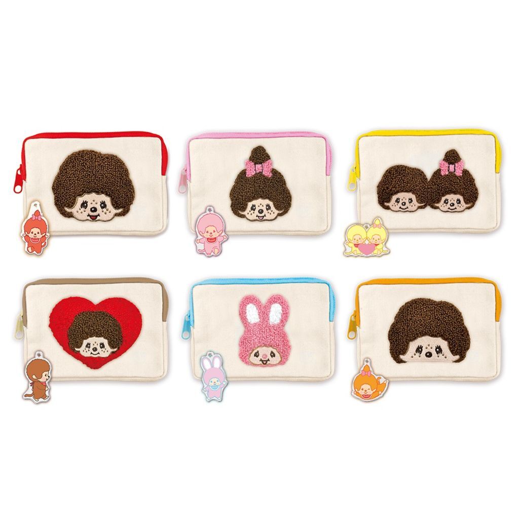 現貨┃Monchhichi 夢奇奇 蒙奇奇 收納包 附小吊飾 扭蛋
