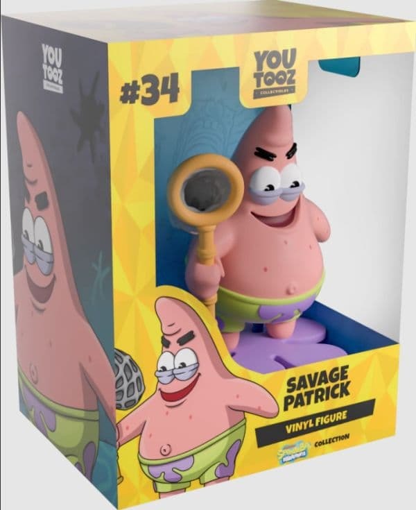 預購26/05 Youtooz 代理版 海綿寶寶 野蠻派大星 4.4吋 不可動 搪膠