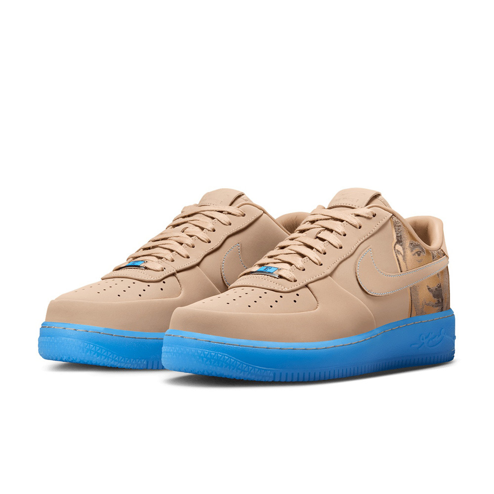 Kobe x Nike Air Force 1 Low Protro 金藍 皮革鞋面 緩震氣墊 休閒鞋 運動鞋 男鞋 IH1018-200