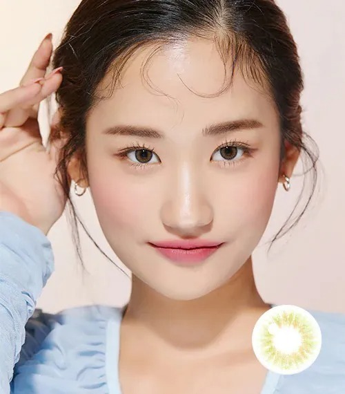 [日版限定][散光] Lensme Torica Realfit Olive｜散光彩妝隱形眼鏡