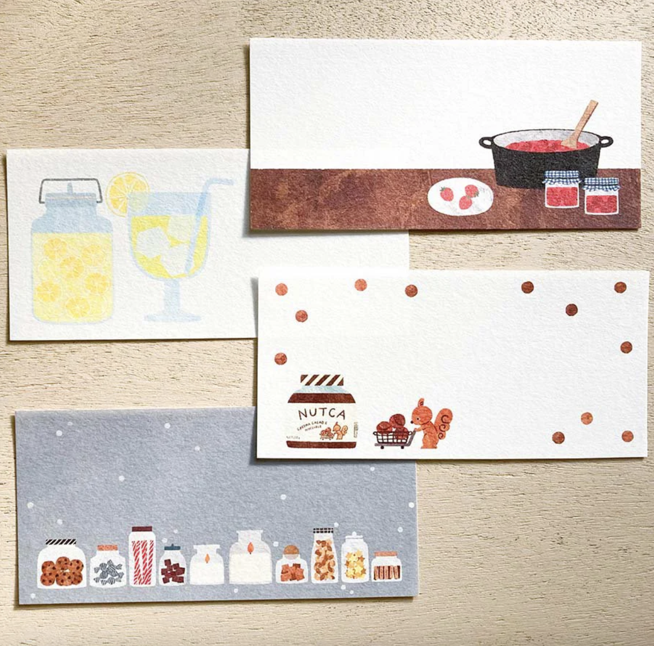 表現社｜福岡麻里子 果醬罐 一筆箋