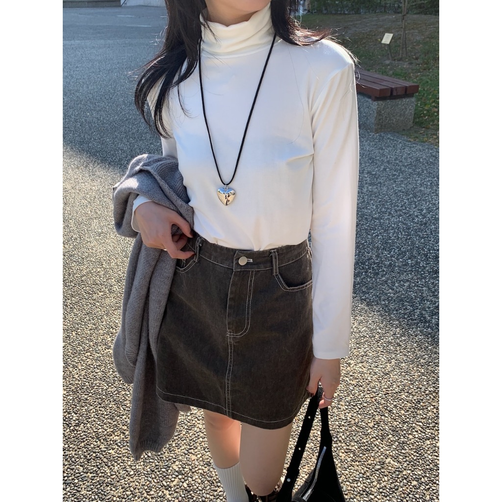 【imfine】秋冬必備 堆堆領內搭上衣 #9813