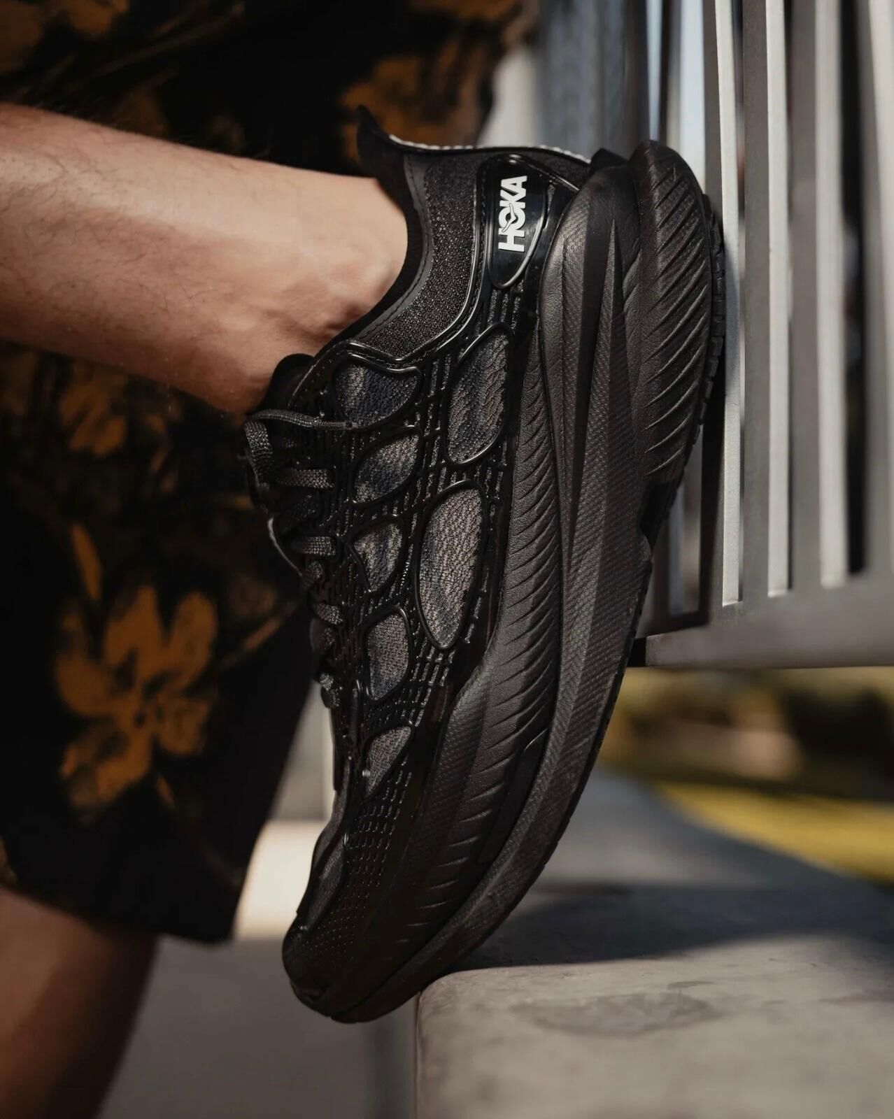 Hoka One One U Mach X Caged Sneakers