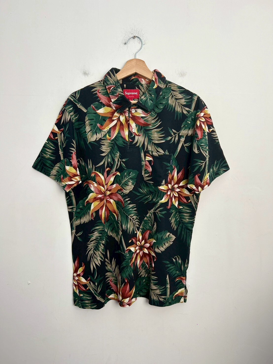 Supreme Floral Polo 2012 SIZE L
