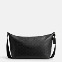 [S] COACH QB/CHARCOAL/BLACK CAJ91 FINN CROSSBODY SIG, 196395771561 (SUZZ39)