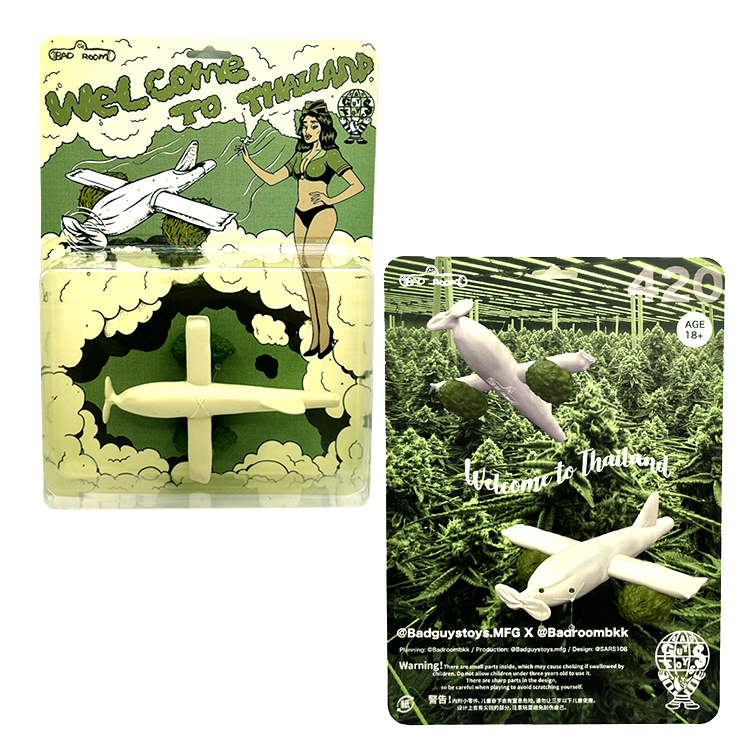 🇹🇭 Badguystoys x Badroom - " Welcome to Thailand " Airplane Toys 420飛機模型