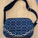 [S] COACH CAK27 DEEP BLUE CHRTR CHN SIG DEN, 196395724567 (SUZZ59)
