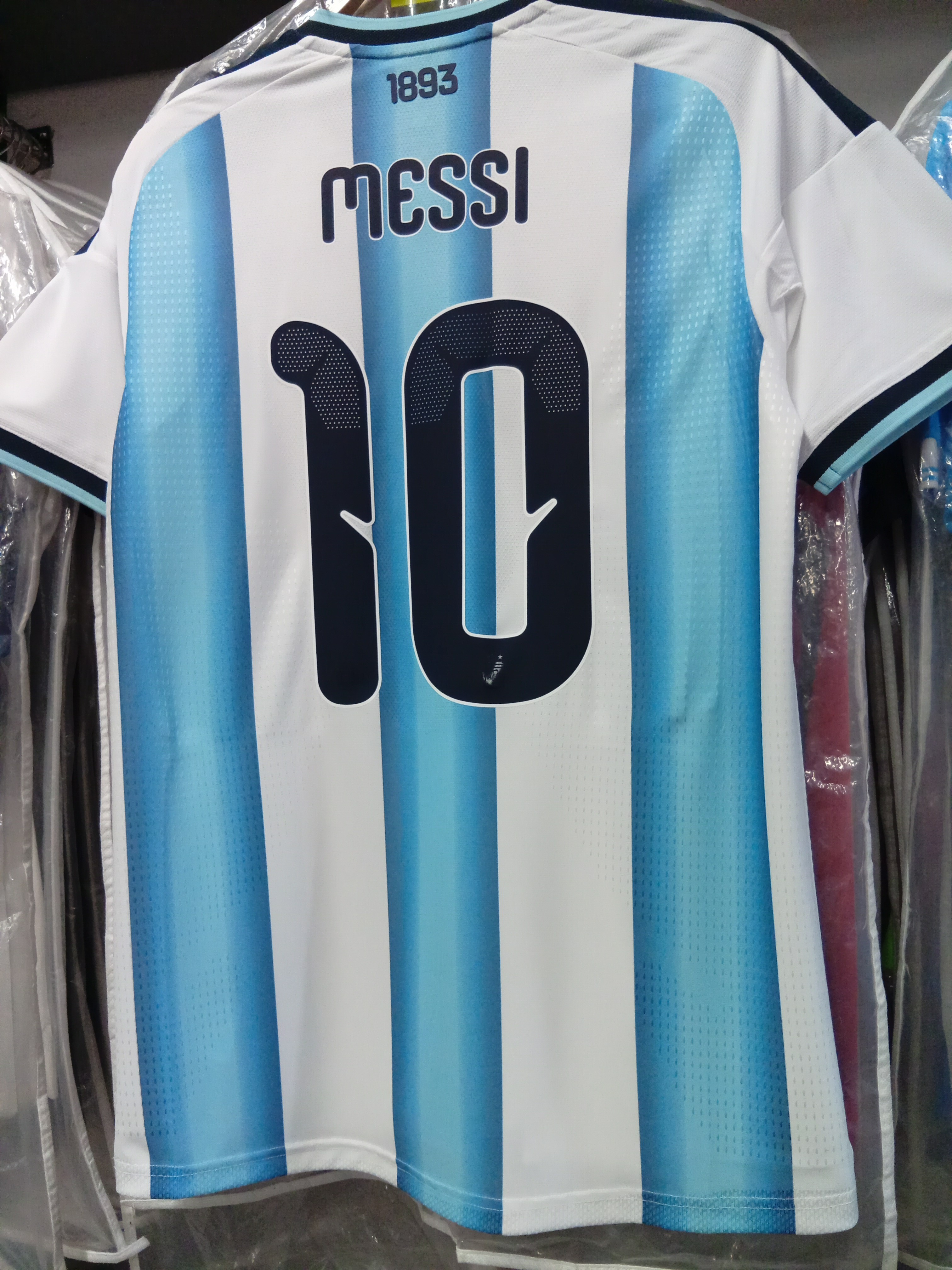 2026世界杯阿根廷國家隊主場美斯球員版球衣