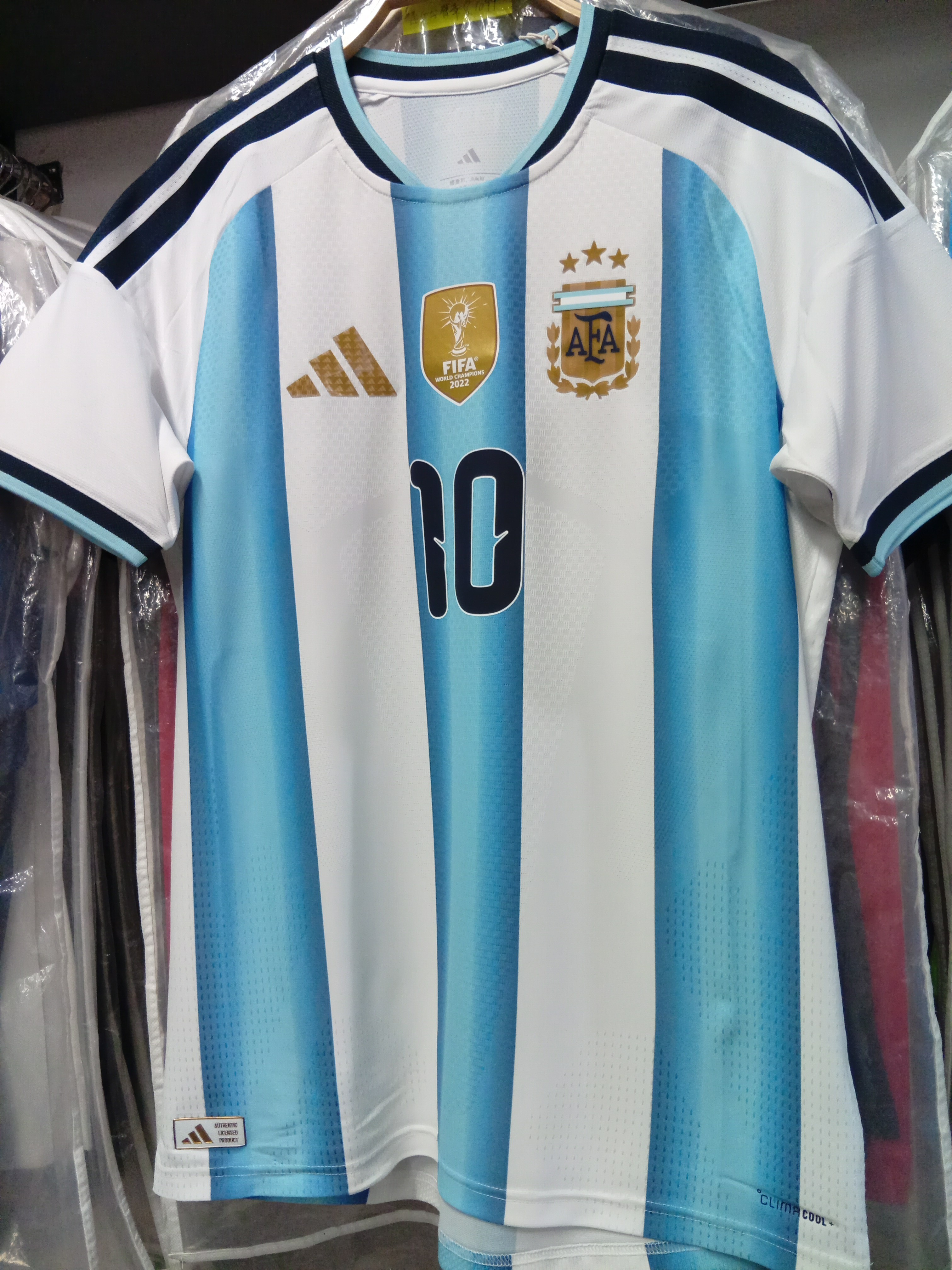 2026世界杯阿根廷國家隊主場美斯球員版球衣