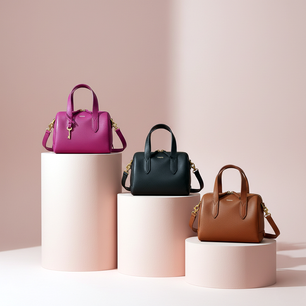 Sydney 真皮迷你波士頓包 (多色可選)