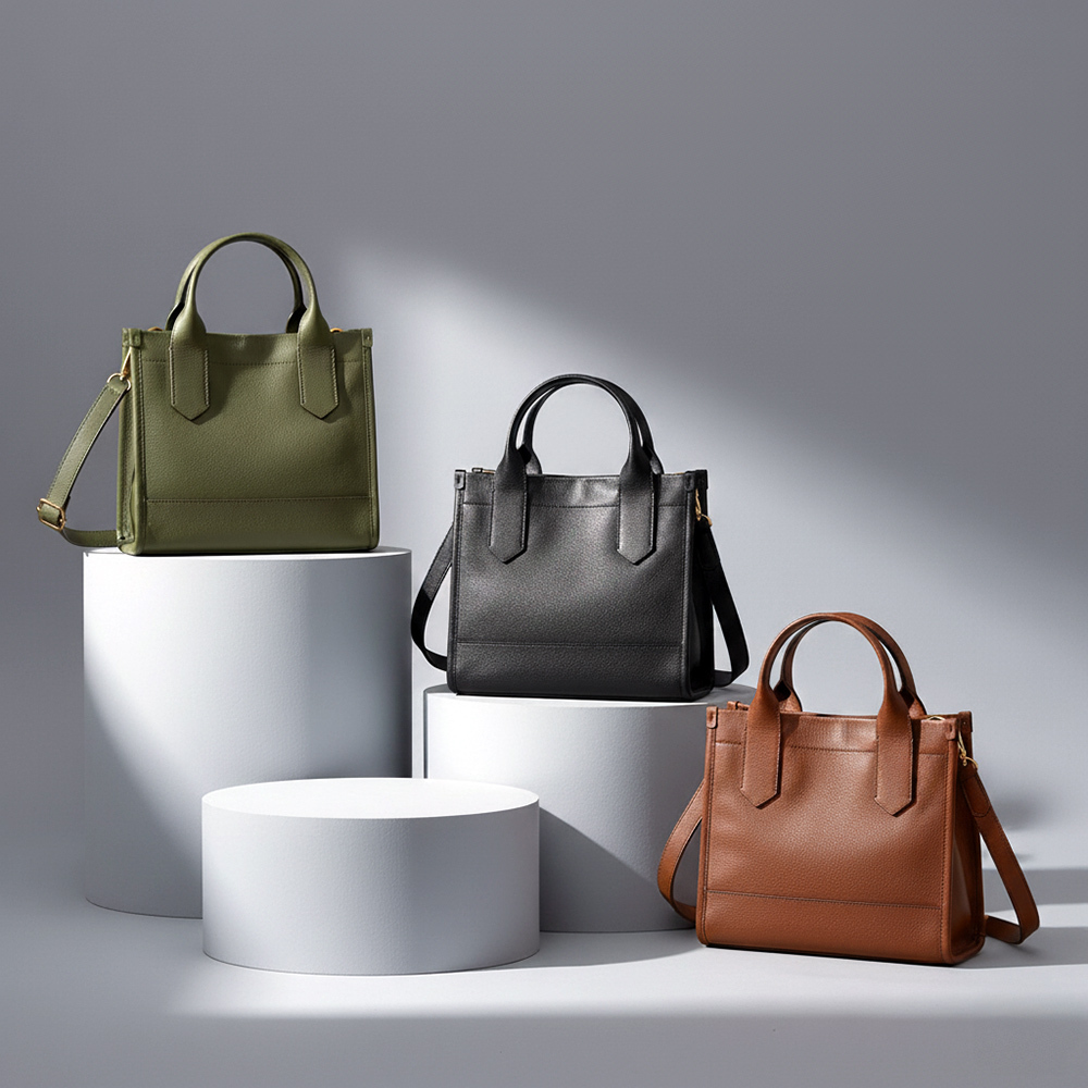 Kyler 真皮兩用方包 (多色可選)