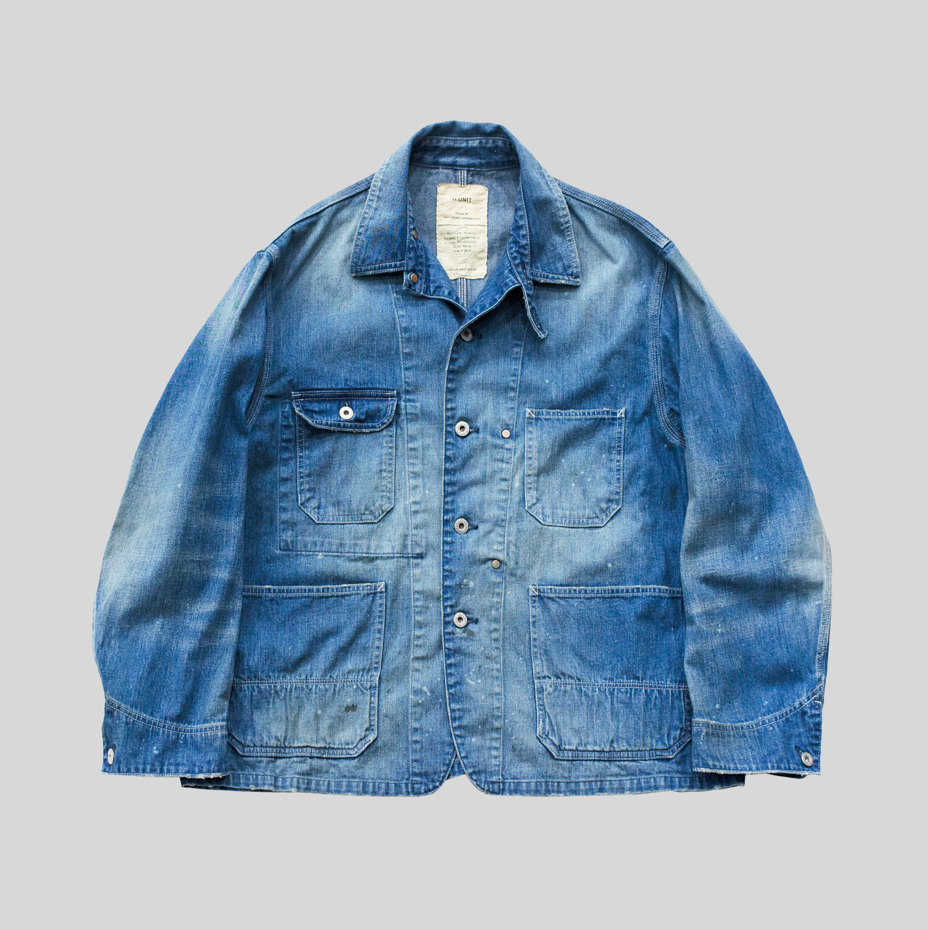 H.UNIT - Denim coveralls(Used wash)